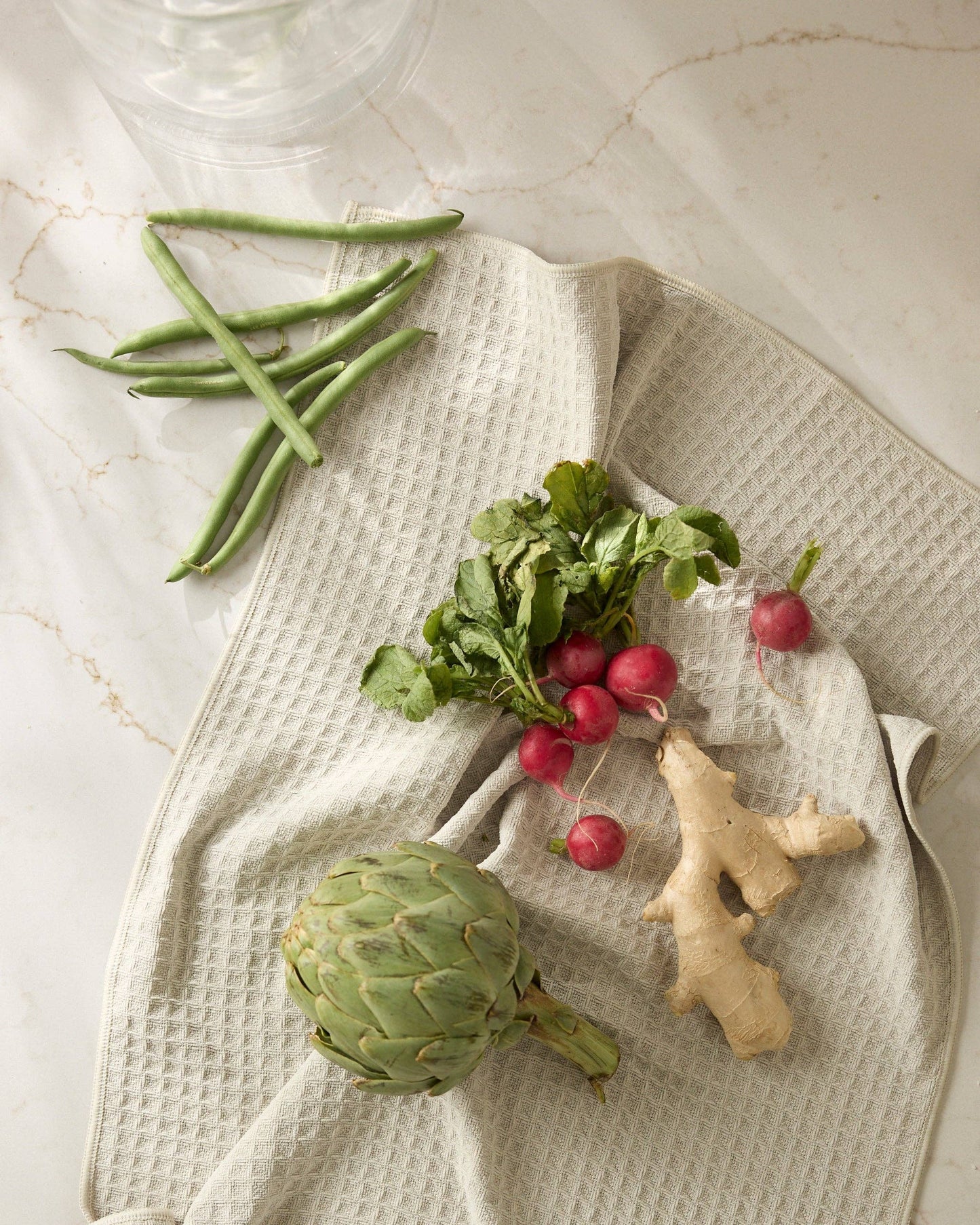 Vanilla Truffle Hand Towel, Feathered Farmhouse