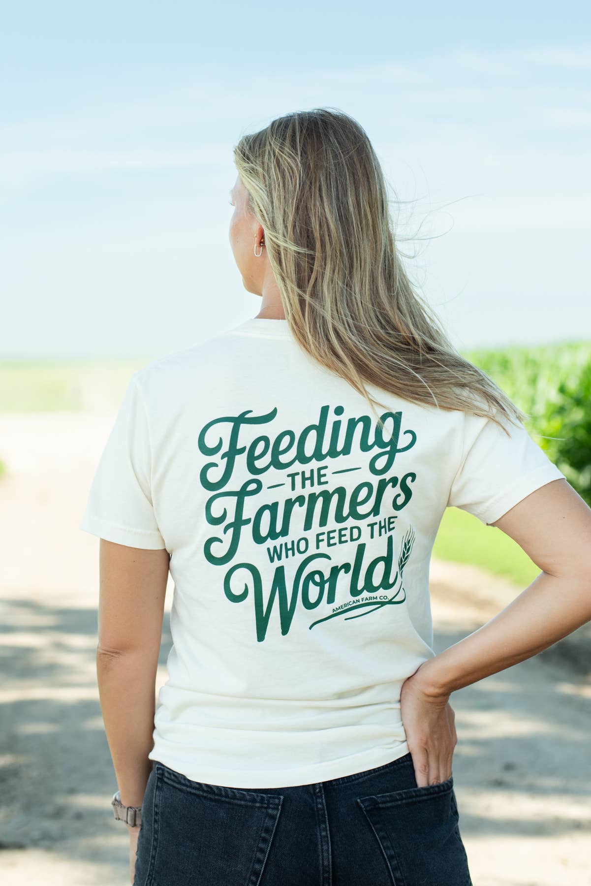Western 'Farm Wife Field Delivery' Graphic Tee, Feathered Farmhouse