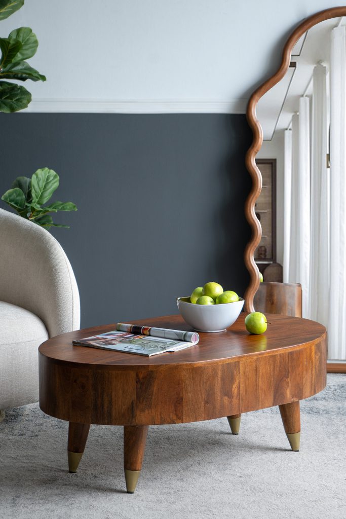 Oval Coffee Table, The Feathered Farmhouse