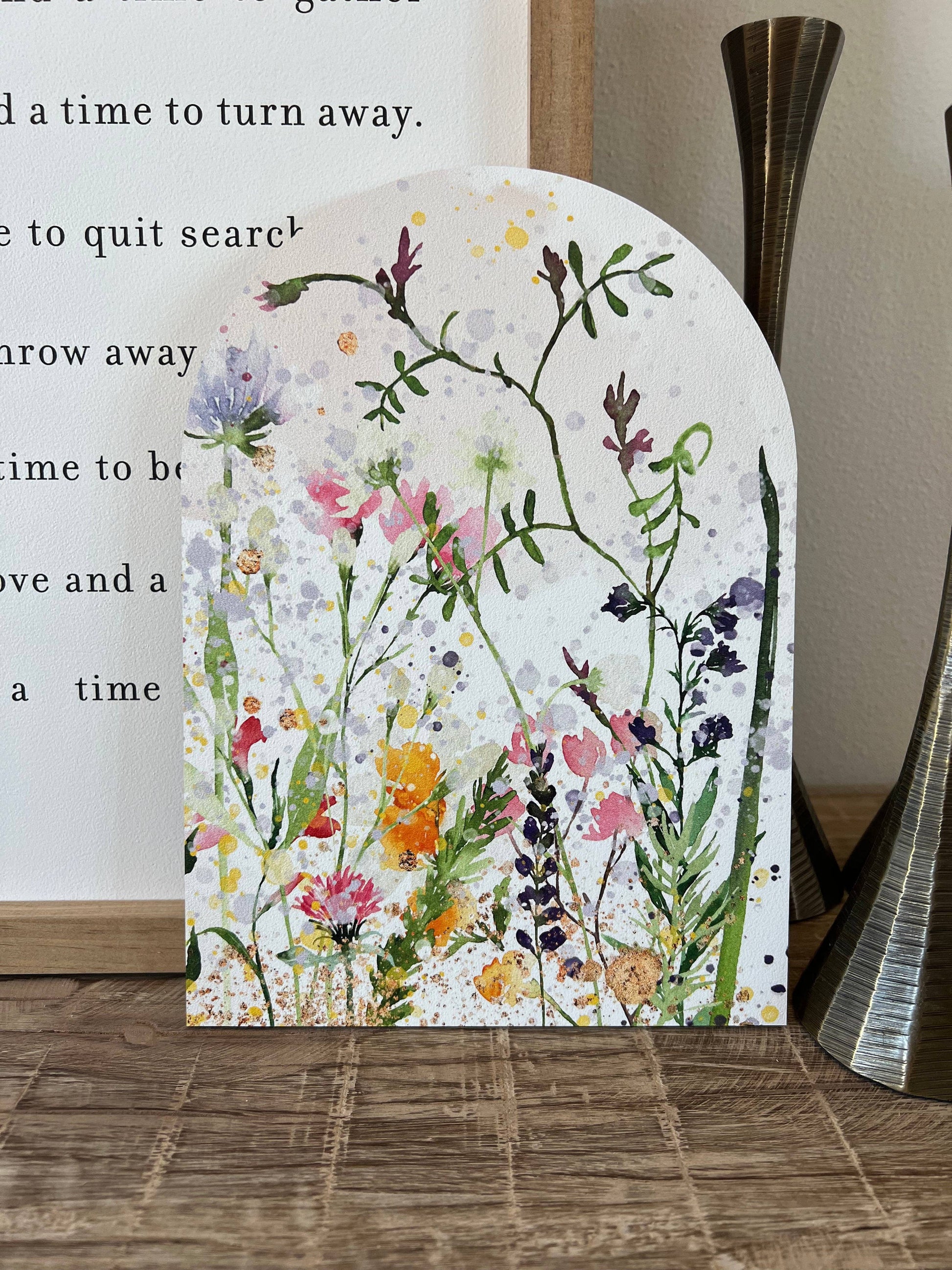 Floral Watercolor Arch, Feathered Farmhouse