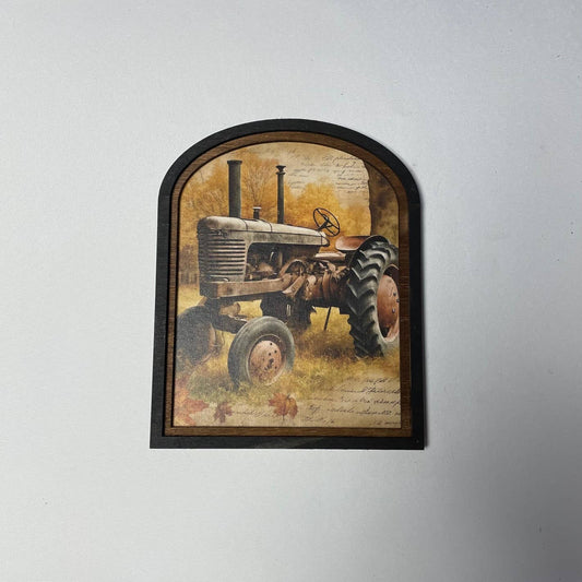 Antique Tractor Arch, Feathered Farmhouse