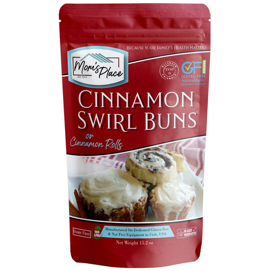 Gluten-Free Cinnamon Swirl Bun or Cinnamon Roll Mix, Feathered Farmhouse