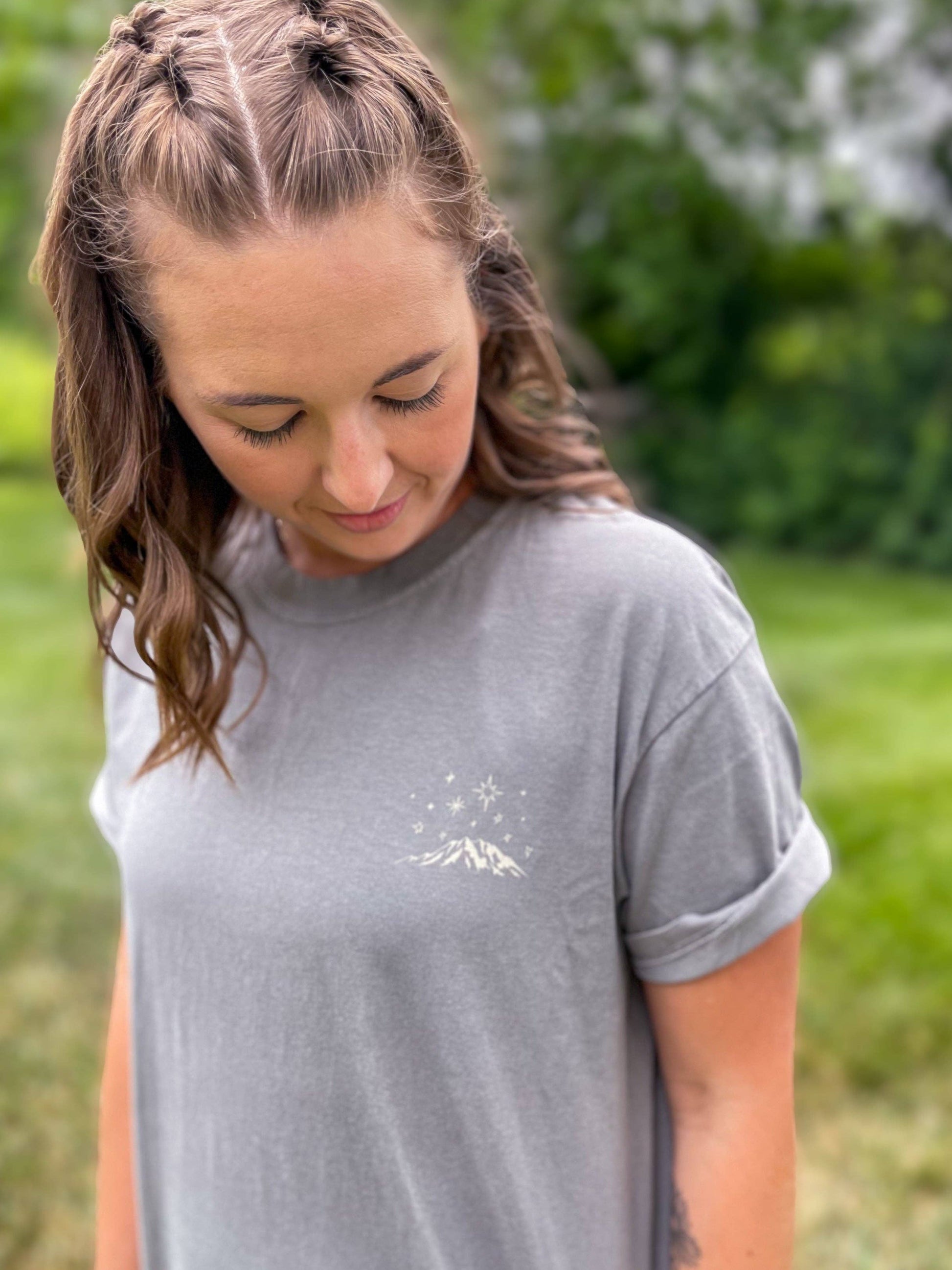 If the Stars Were Made to Worship Graphic Tee, Feathered Farmhouse