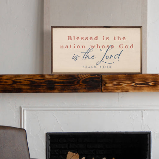 Is The Lord Psalm 33:12, The Feathered Farmhouse