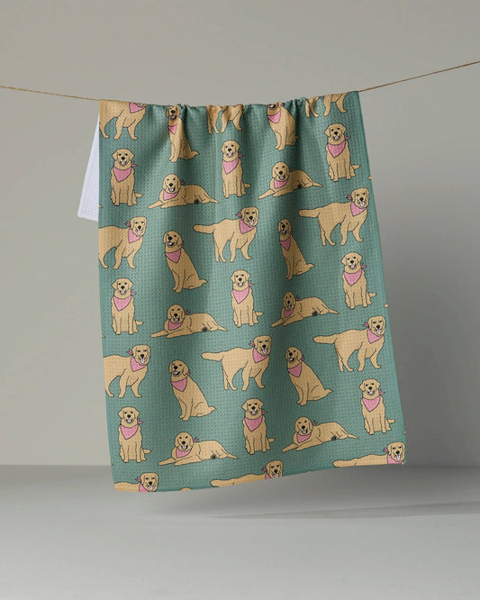 Golden Days Tea Towel, Feathered Farmhouse