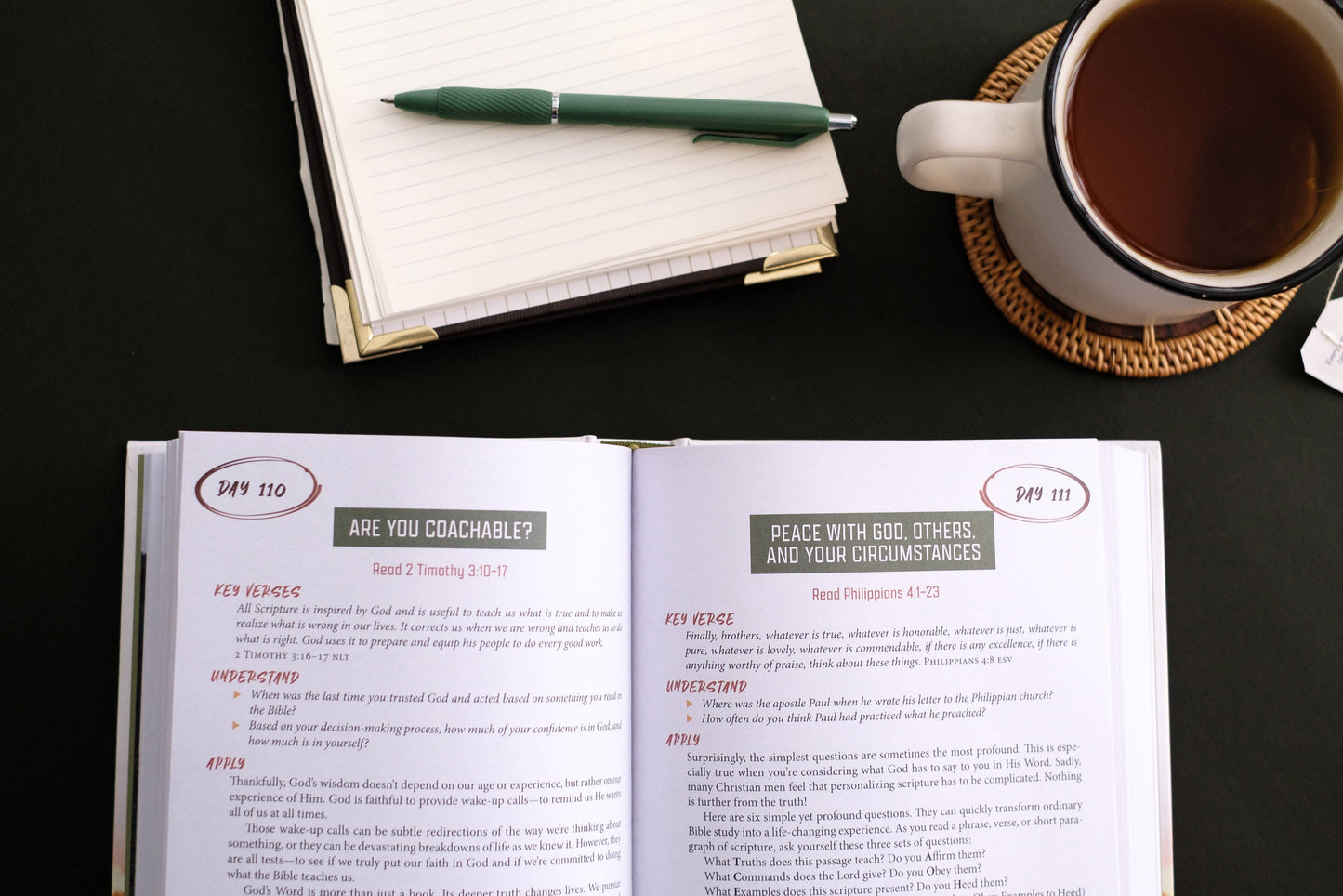 The 5-Minute Bible Study Plan for Men, Feathered Farmhouse