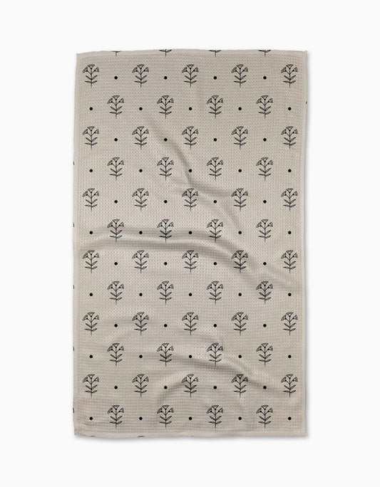 Inked Bloom Tea Towel, Feathered Farmhouse