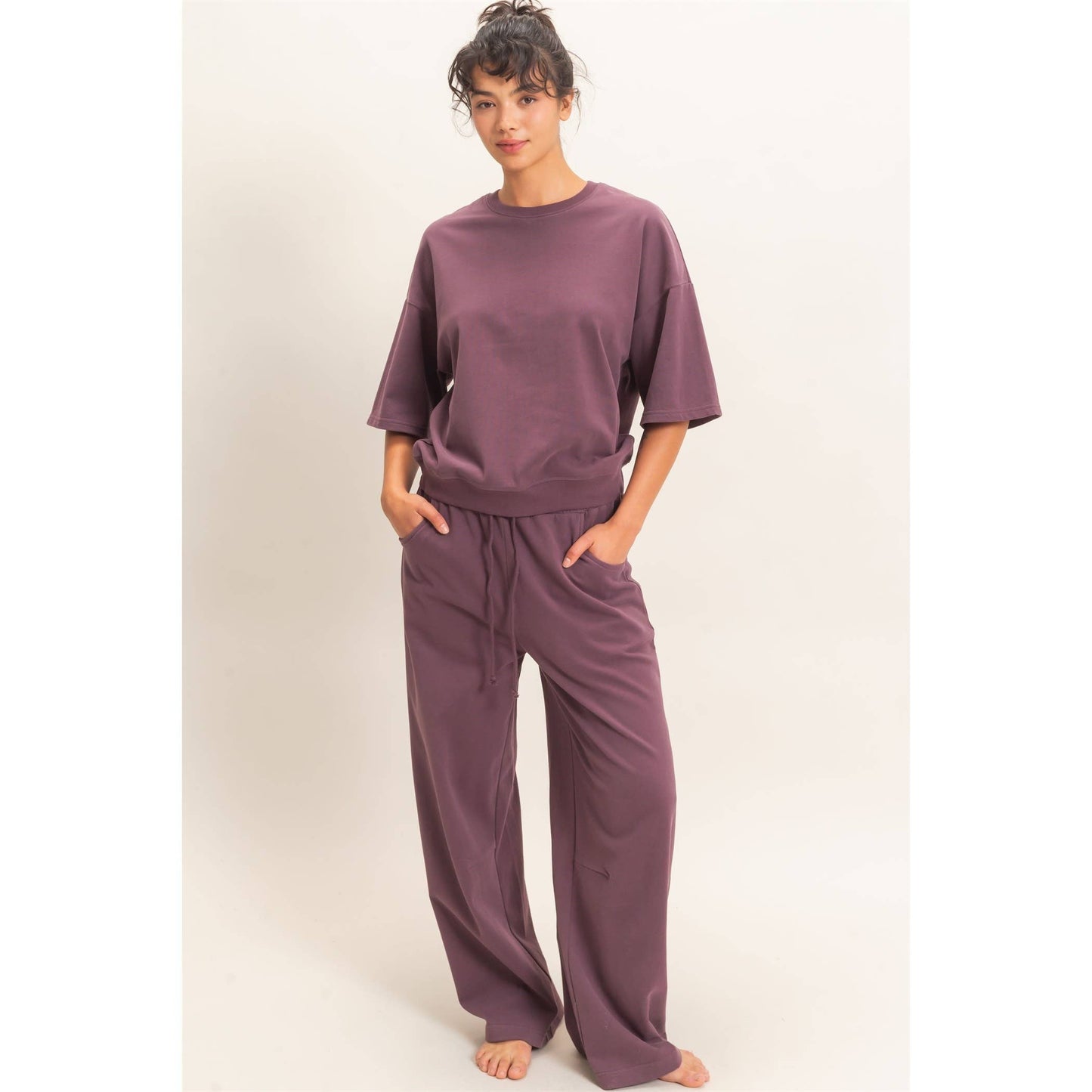Washed Barrel Sweatpants, Feathered Farmhouse