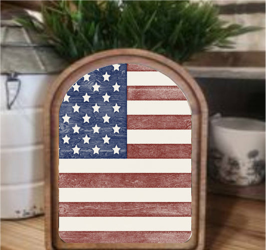 American Flag Arch, Feathered Farmhouse