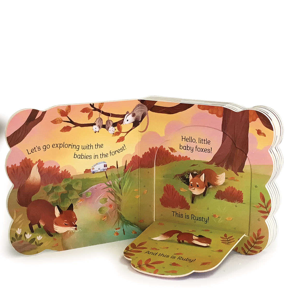 Babies in the Forest Lift-a-Flap Board Book, Feathered Farmhouse