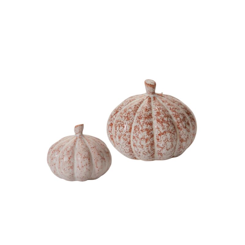 Orange Pumpkin Patch Figurine, Feathered Farmhouse