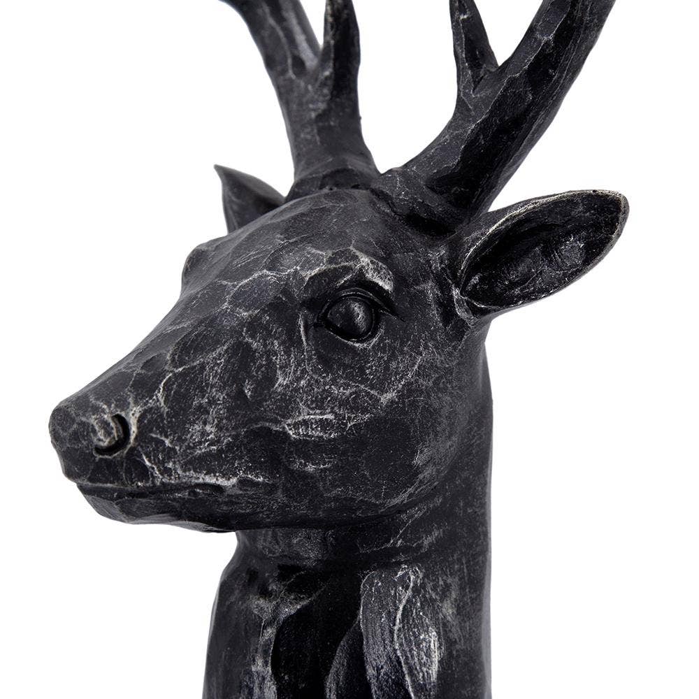 Darby Deer Head, Feathered Farmhouse