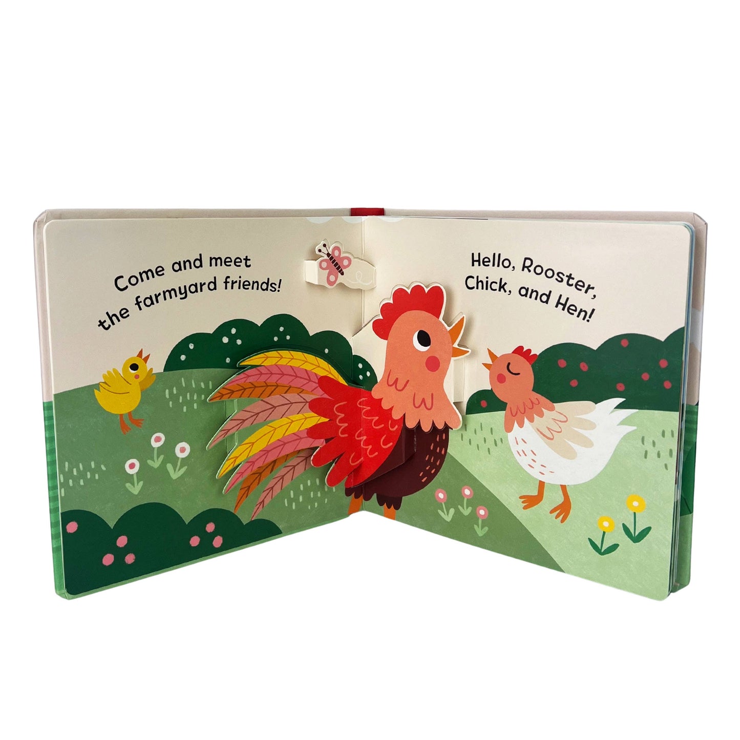 Friendly Farm Pop-Up Board Book, Feathered Farmhouse