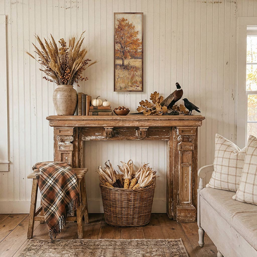 October Field Tree, Feathered Farmhouse