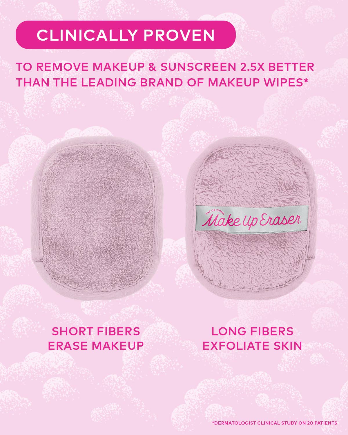 Silver Infused MakeUp Eraser 7-Day Set, Feathered Farmhouse