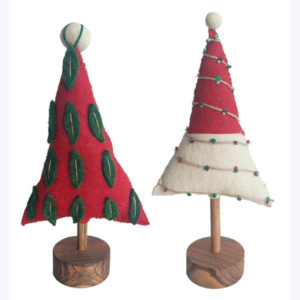 Wool Felt Trees