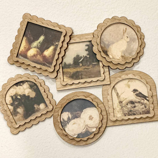 Moody Vintage Magnet, Feathered Farmhouse