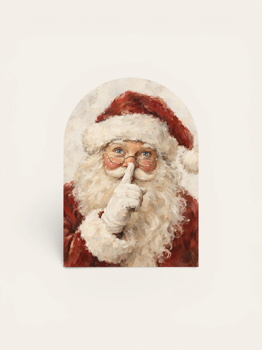 Santa Shhh Arch, Feathered Farmhouse