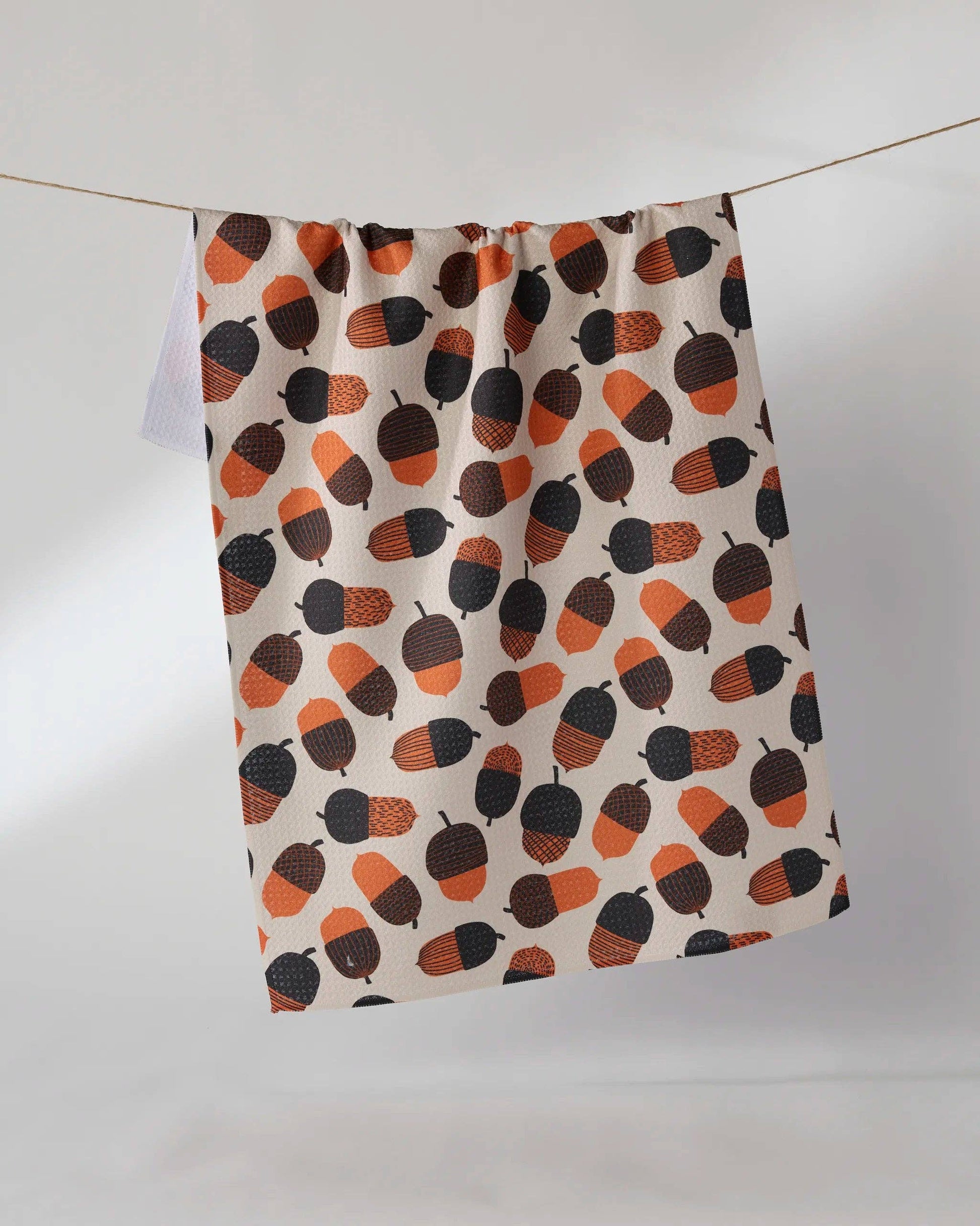 Squirrel Bounty Tea Towel, Feathered Farmhouse