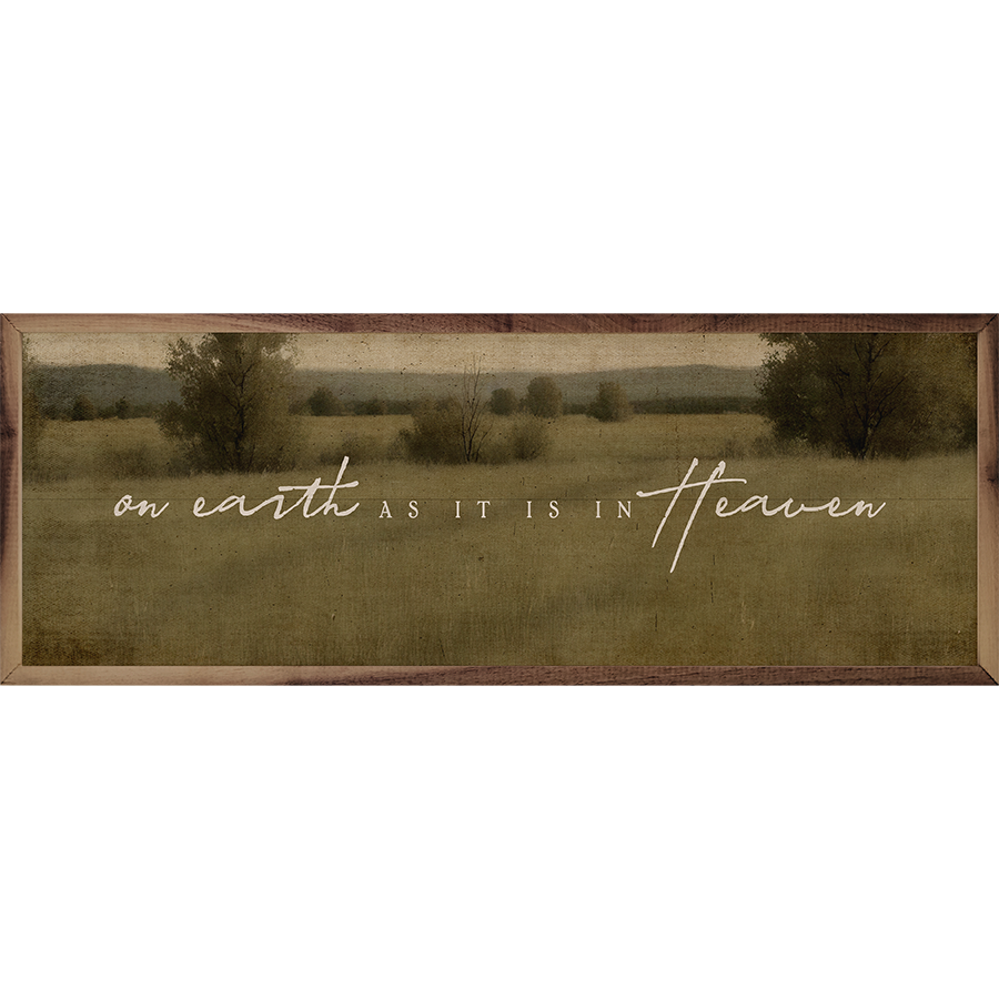 On Earth Wall Decor, Feathered Farmhouse