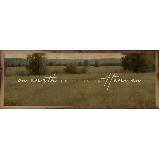 On Earth Wall Decor, Feathered Farmhouse