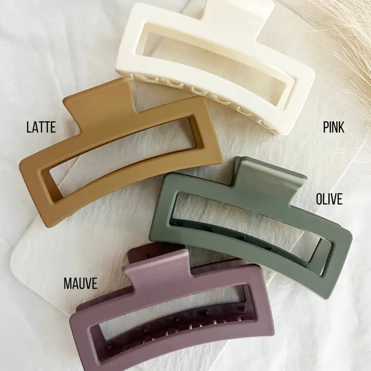 MEGA Jumbo Matte Hair Clip 5"