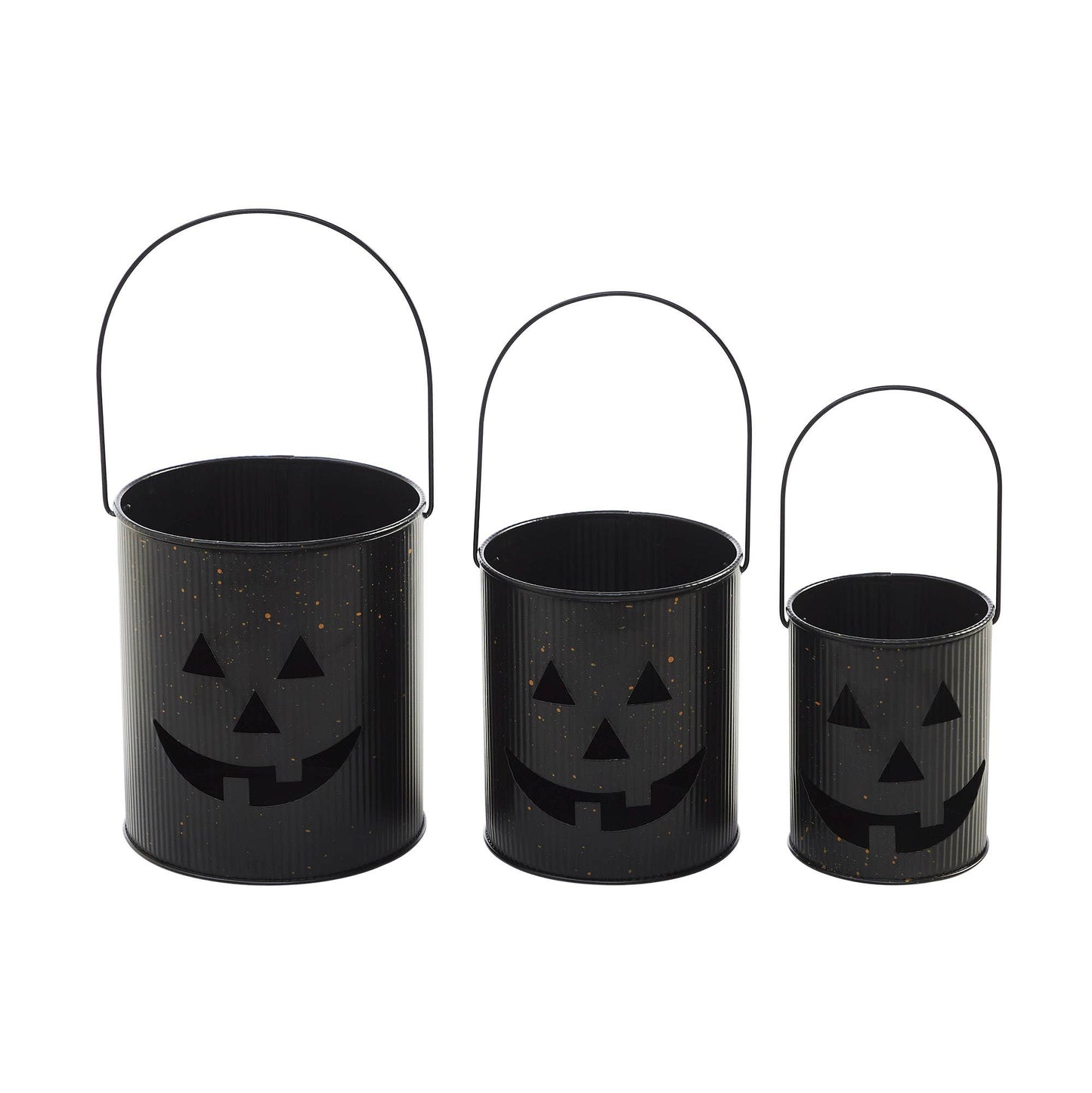 Jack-O'-Lantern Halloween Bucket, Feathered Farmhouse