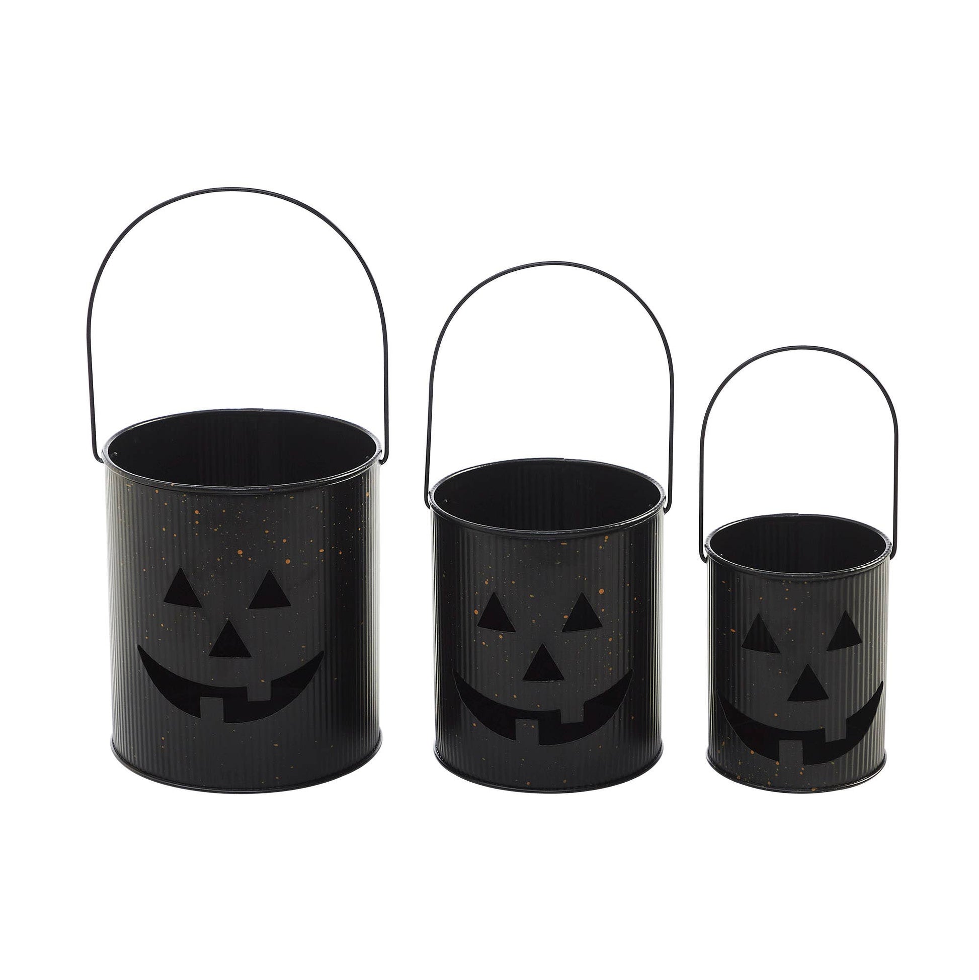 Jack-O'-Lantern Halloween Bucket, Feathered Farmhouse