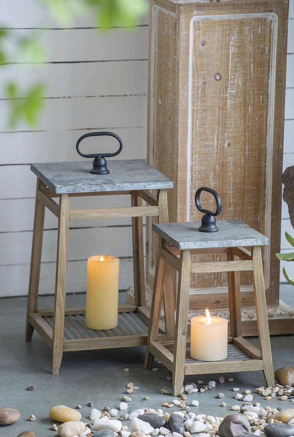 Lantern, Feathered Farmhouse
