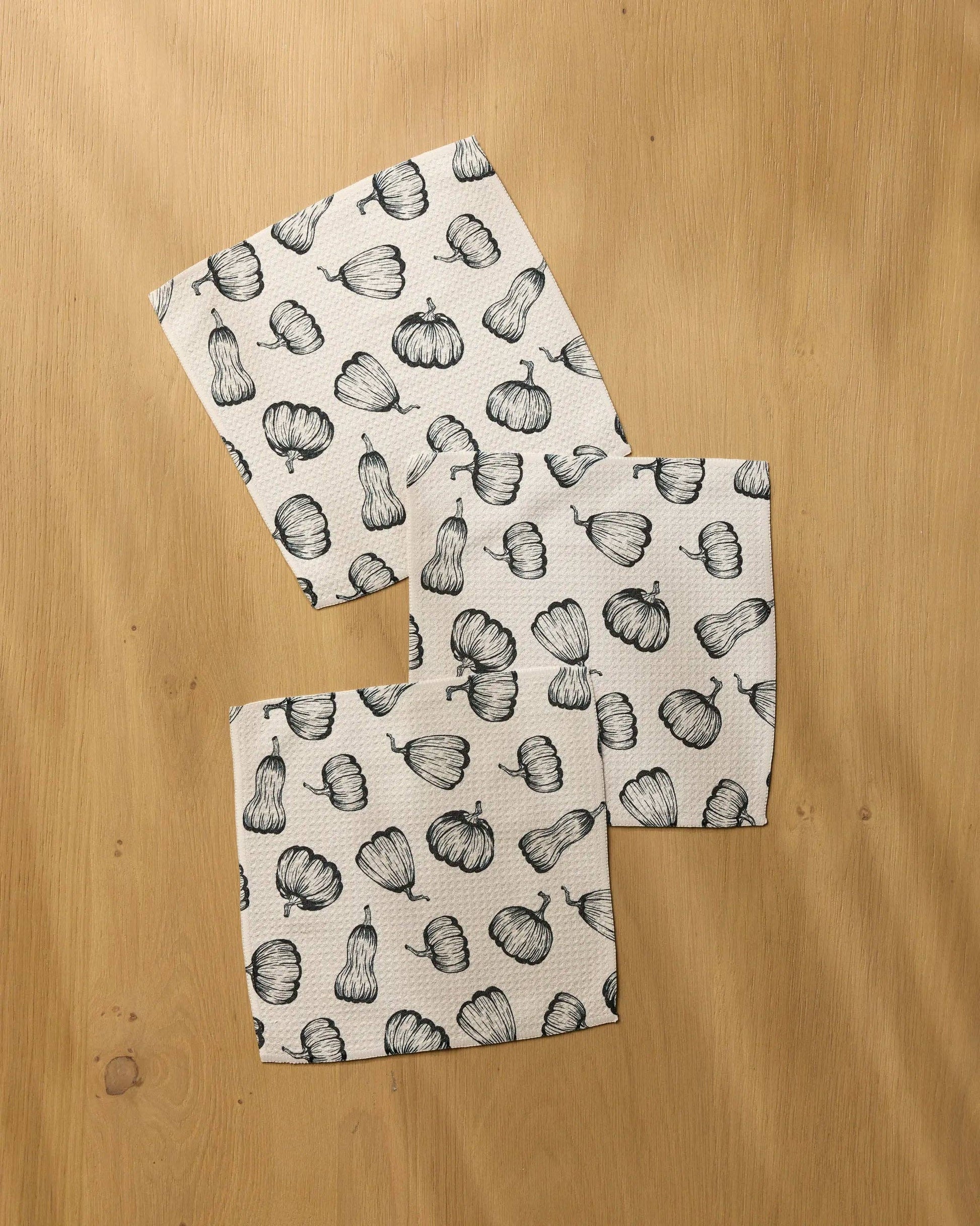 Hollow Season Dishcloth Set, Feathered Farmhouse