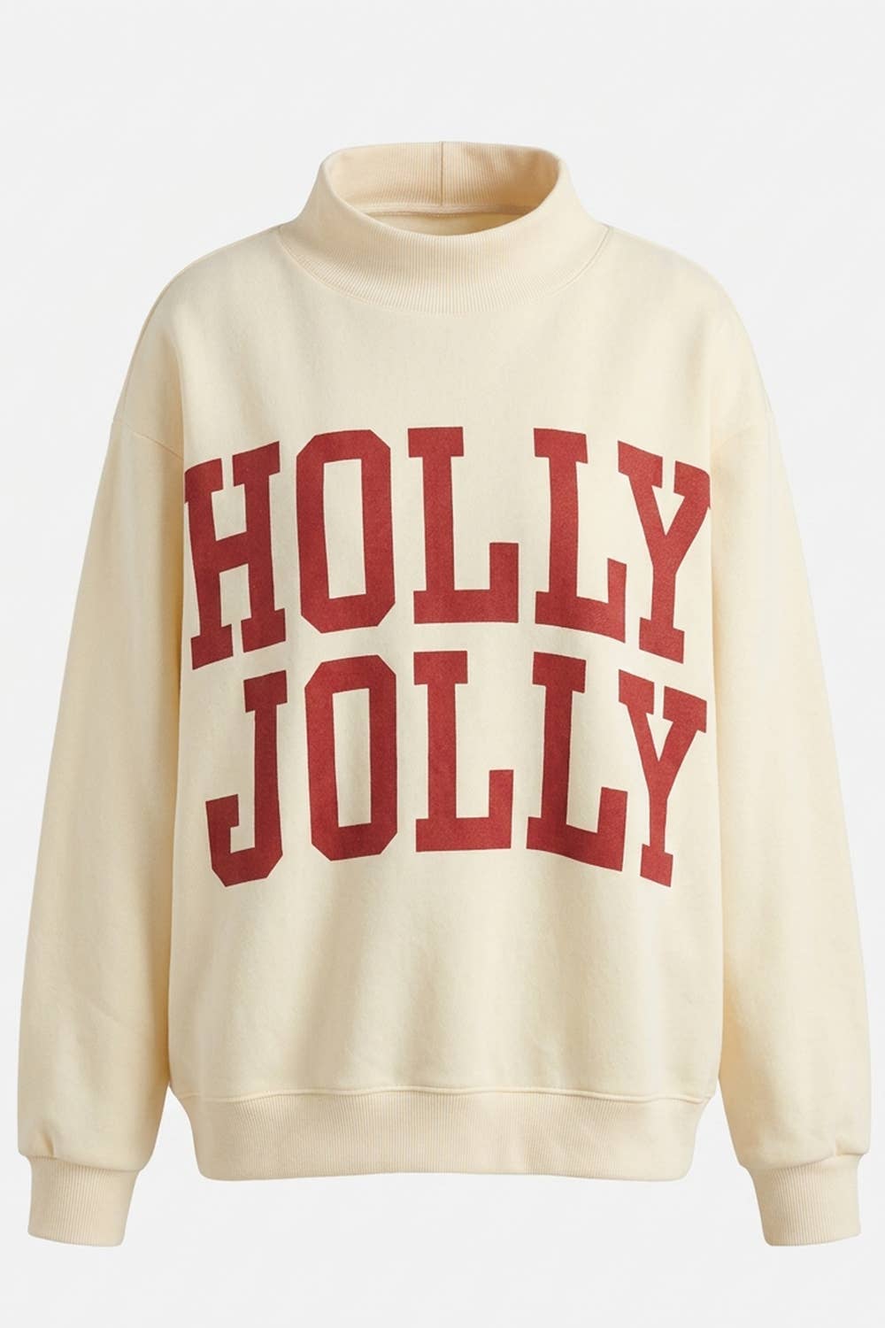 Holly Jolly Reversible Mock-Neck Sweatshirt