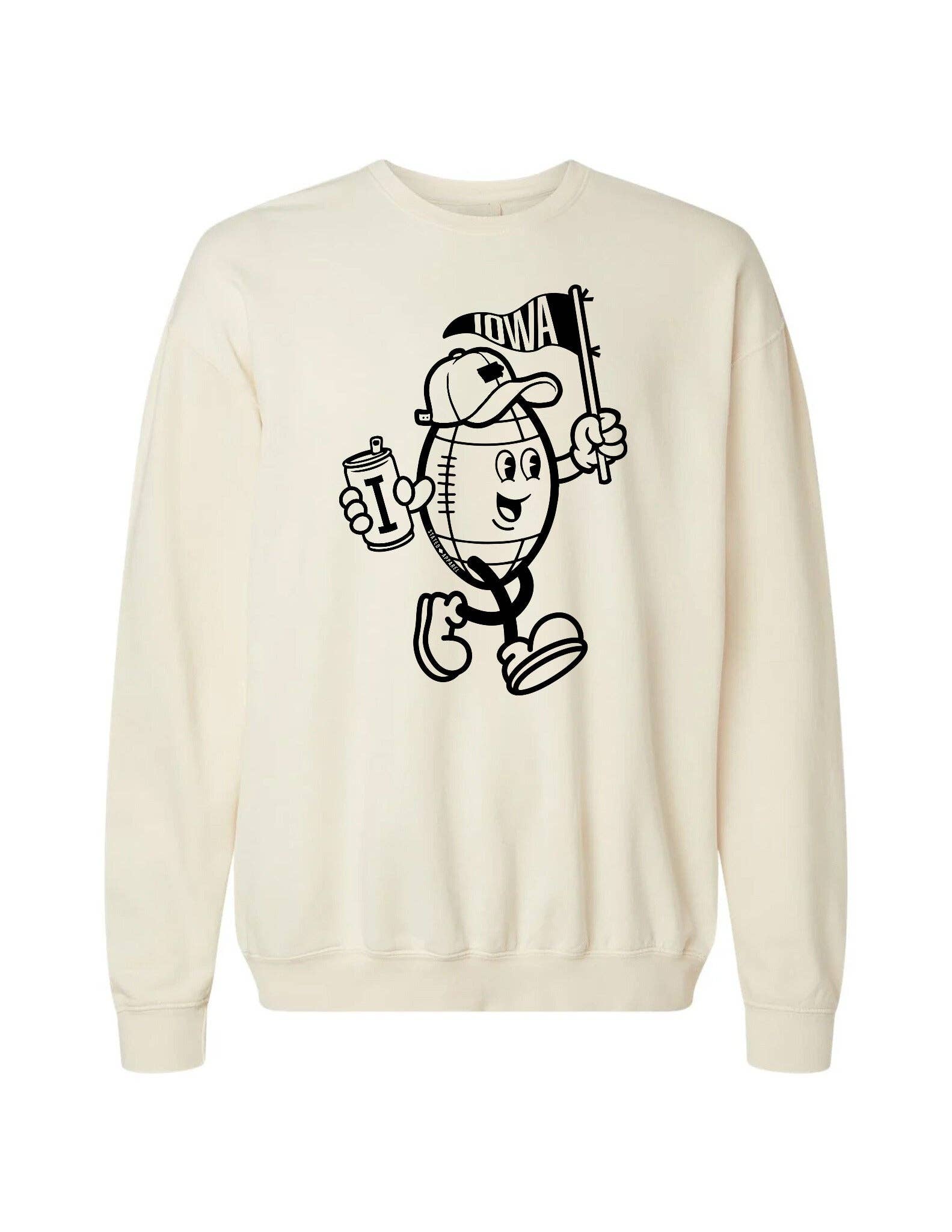 Iowa Mr. Football Sweatshirt, Feathered Farmhouse