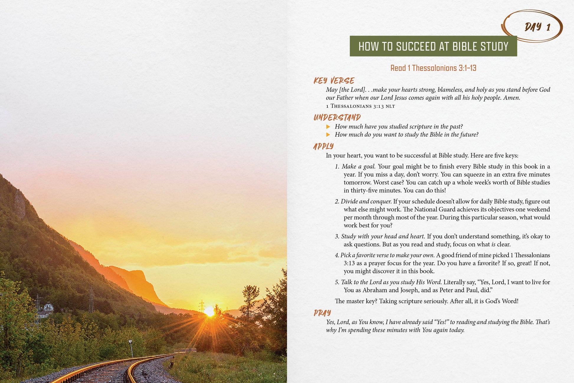 The 5-Minute Bible Study Plan for Men, Feathered Farmhouse