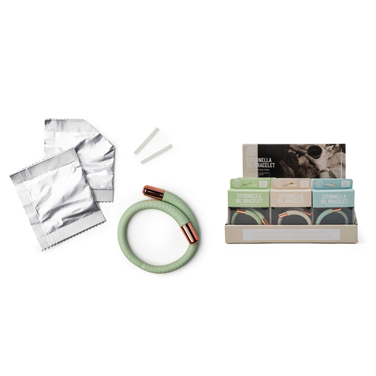 Bunk House Citronella Oil Bracelet Assortment, Feathered Farmhouse