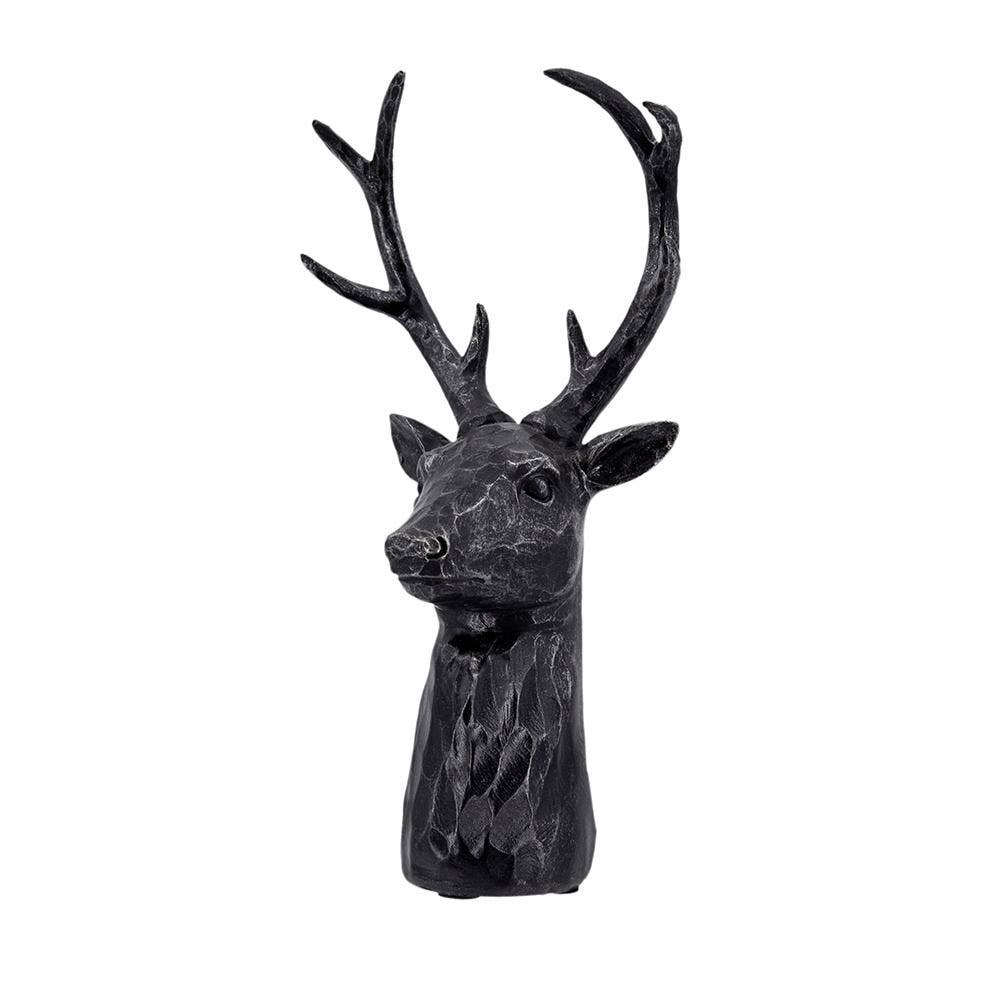 Darby Deer Head, Feathered Farmhouse