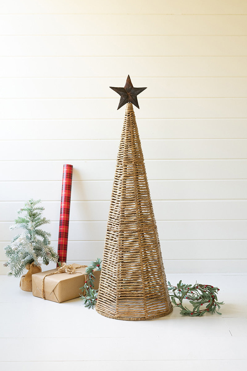 Seagrass Christmas Tree, The Feathered Farmhouse