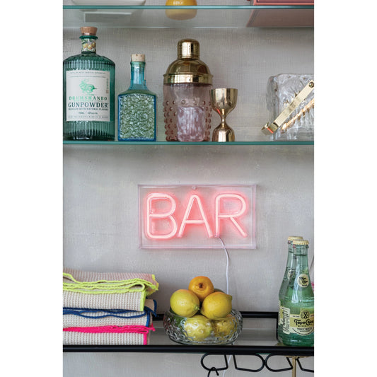 Bar LED Neon Light, Feathered Farmhouse