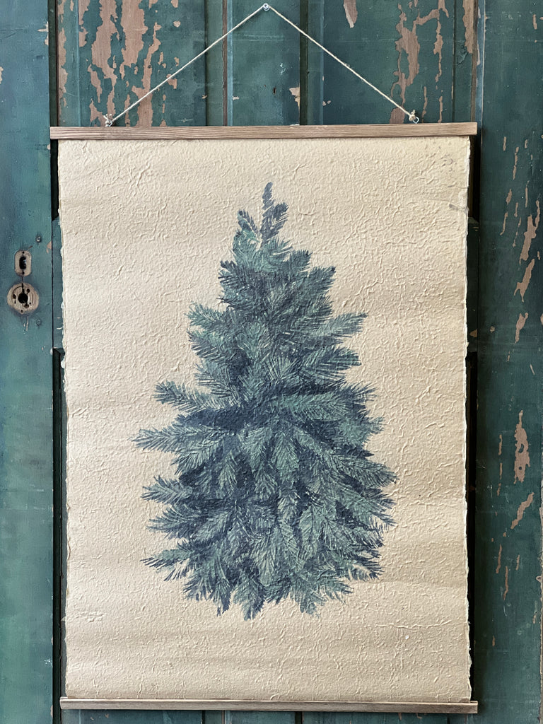 Hanging Scroll, Feathered Farmhouse