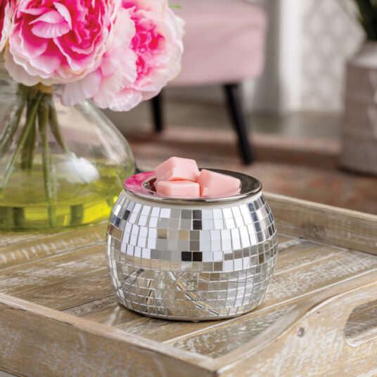 Disco Ball Wax Warmer, Feathered Farmhouse