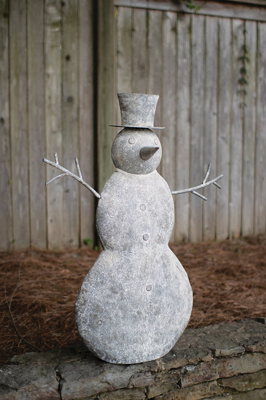 Metal Snowman, The Feathered Farmhouse