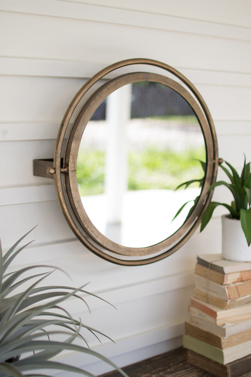 Round Wall Mirror, The Feathered Farmhouse