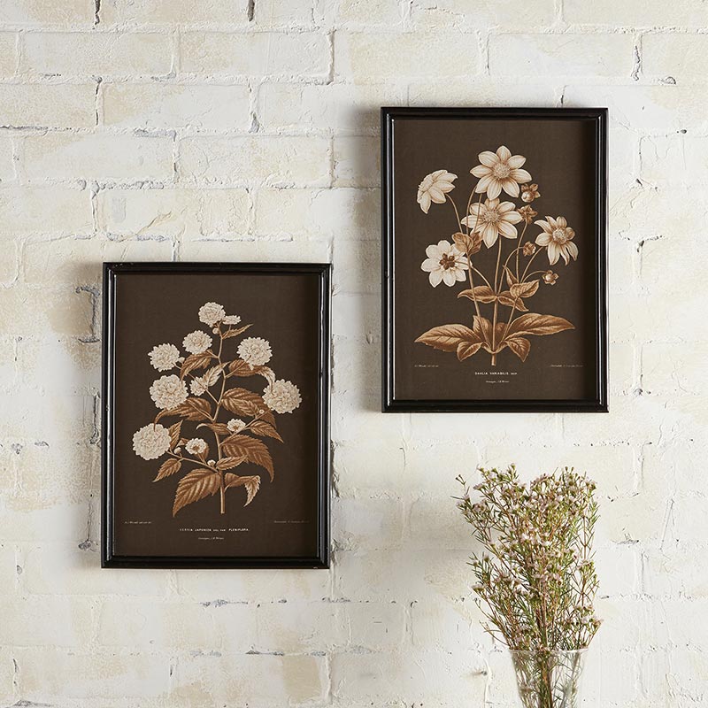 Framed Flower Painting, The Feathered Farmhouse
