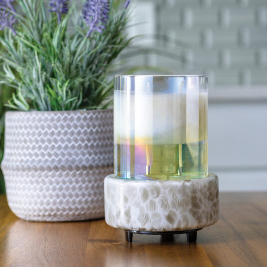 Classic Warmer Swirl Glass 2-in-1, Feathered Farmhouse