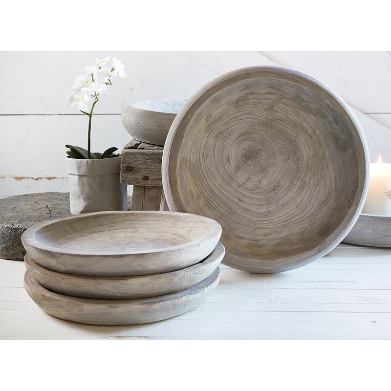 Paulowina Wood Bowl, The Feathered Farmhouse