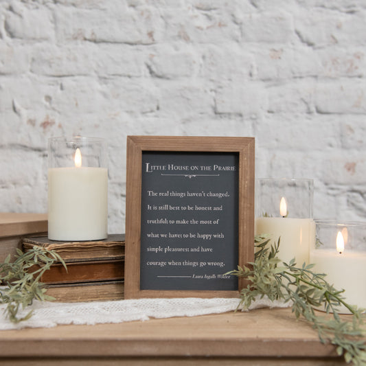 Honest + Truthful Tabletop Sign, The Feathered Farmhouse