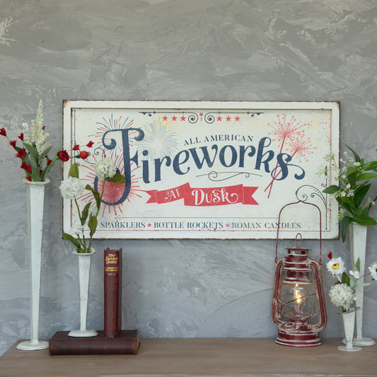 Fireworks at Dust Sign, The Feathered Farmhouse