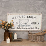 Farm to Table Sign