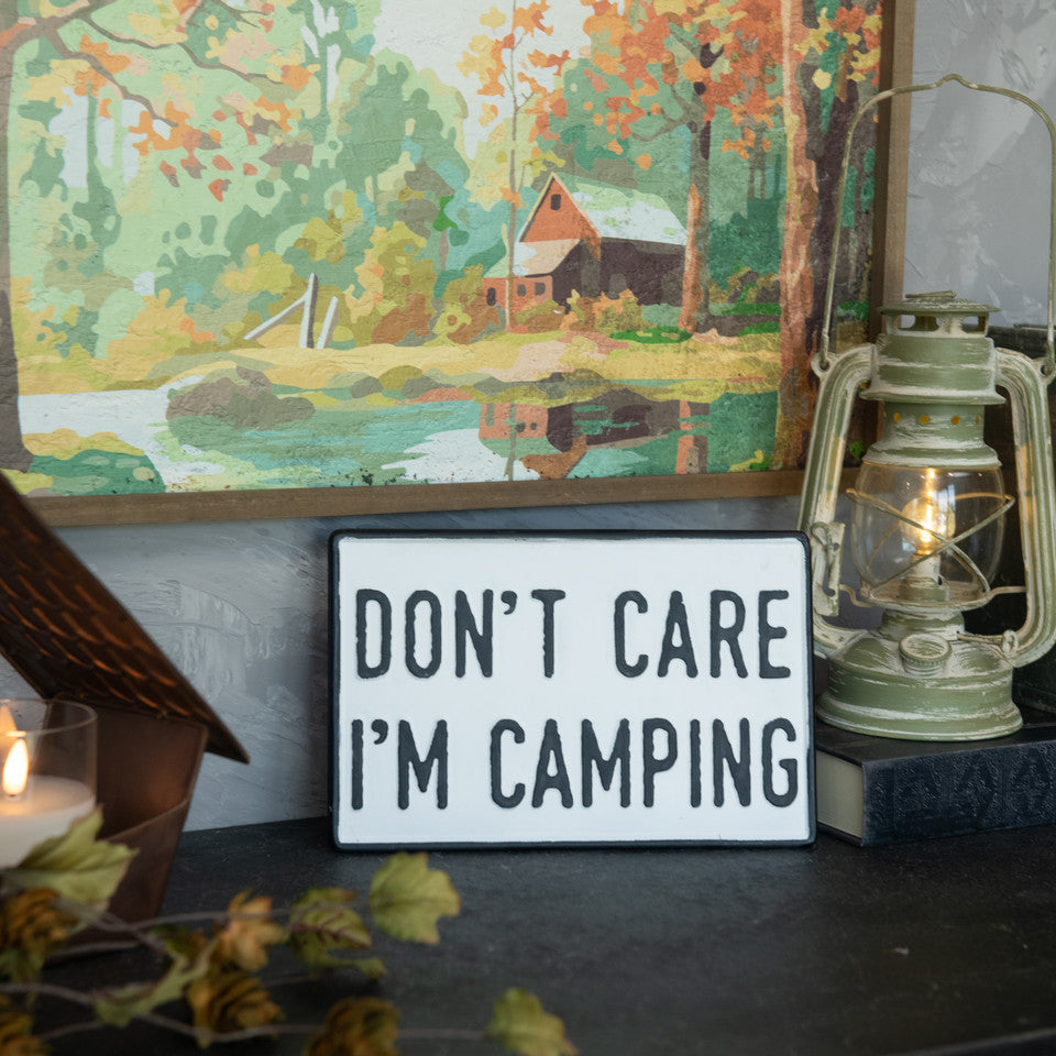 Don't Care I'm Camping Tabletop, The feathered Farmhouse