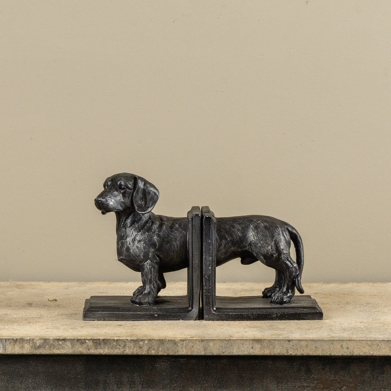 Dachshund Bookends, Feathered Farmhouse