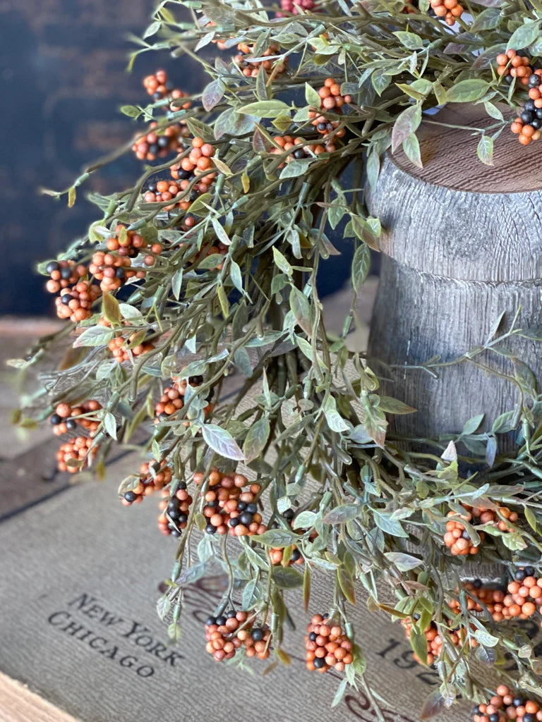 Hasp Berry Candle Ring, The Feathered Farmhouse